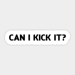 Can I Kick It Charlie Brown Sticker